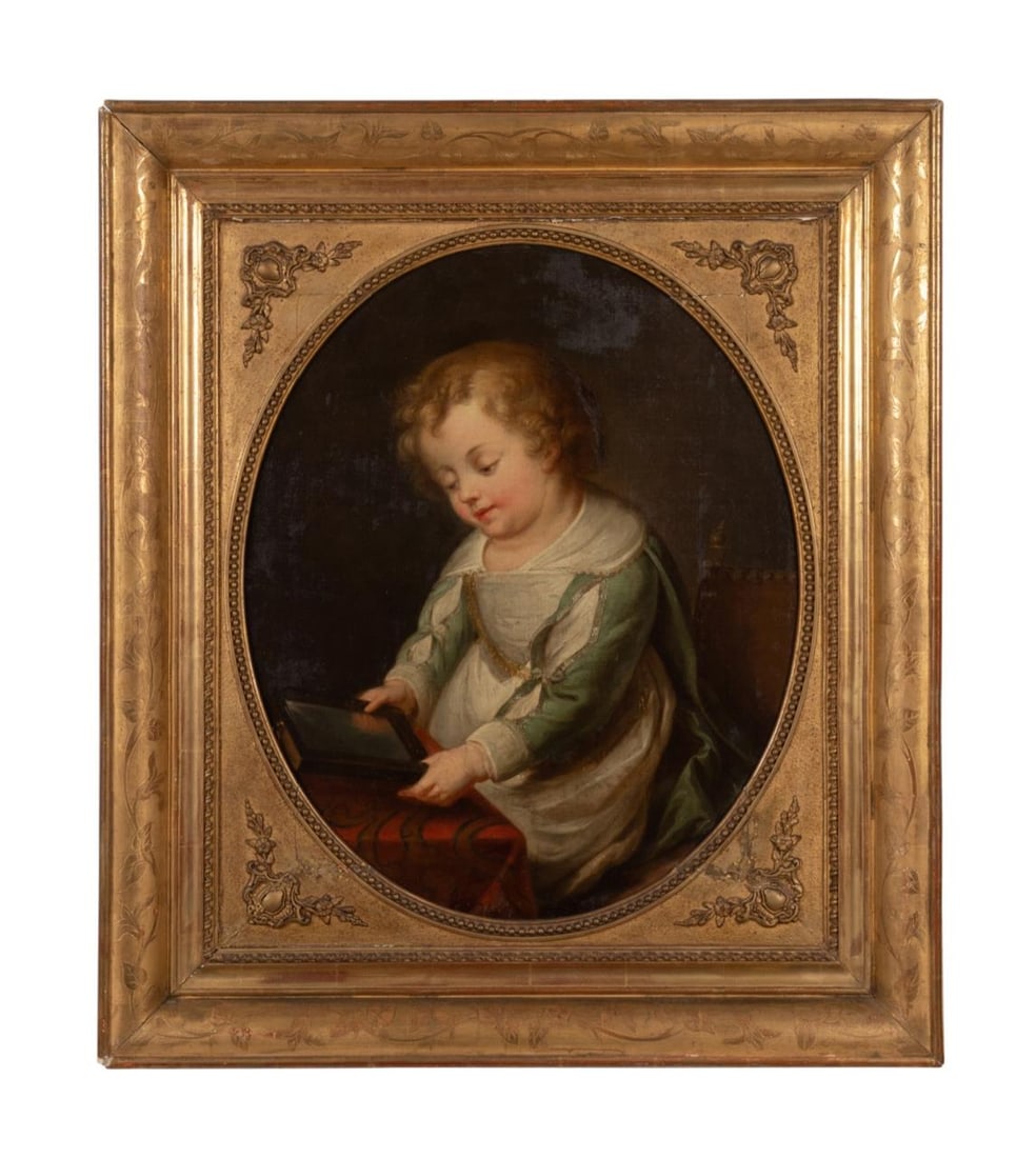 19TH C. FRENCH SCHOOL PORTRAIT OF