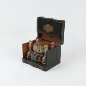 19TH C. FRENCH TANTALUS WITH F
