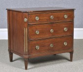 19TH C. FRENCH THREE DRAWER WA