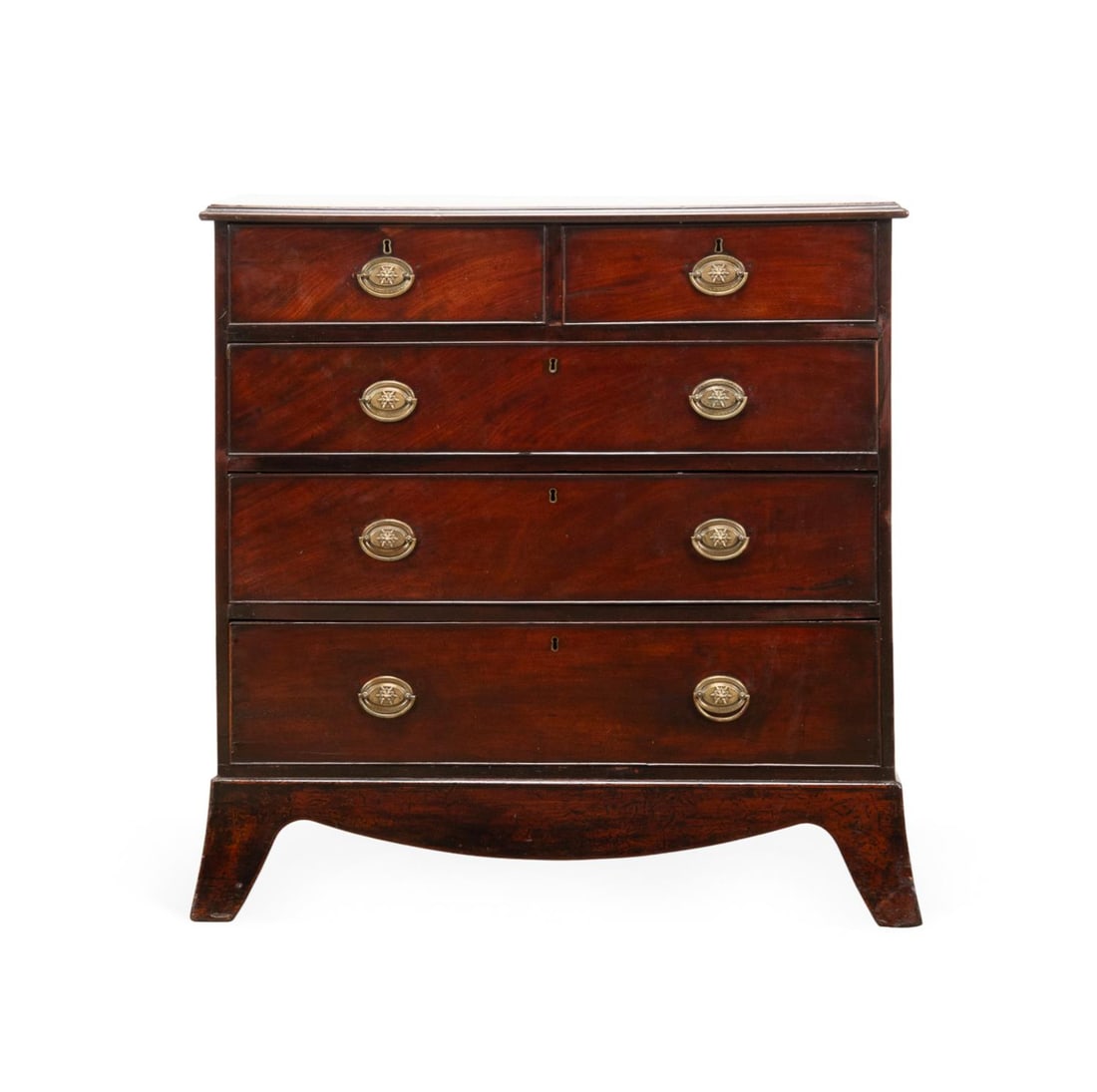 19TH C. GEORGE III FLAME MAHOGANY