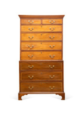 19TH C. GEORGE III MAHOGANY CH