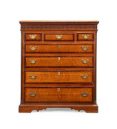 19TH C. GEORGE III OAK & MAHOG