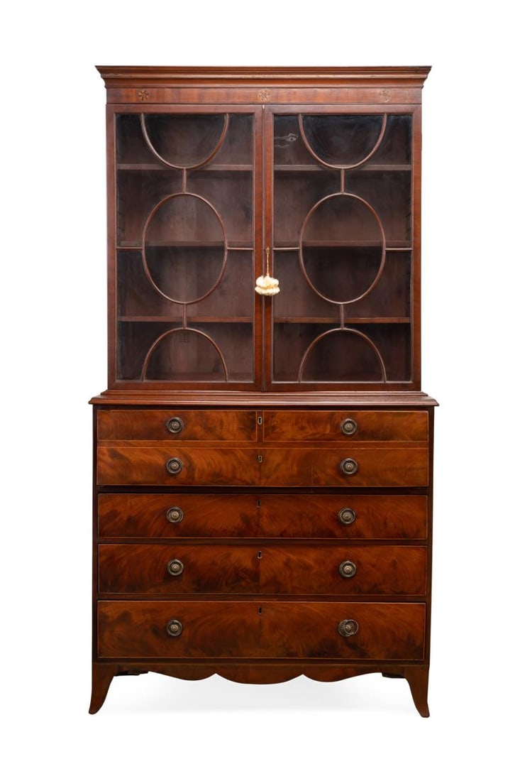 19TH C. GEORGE III STYLE MAHOGANY