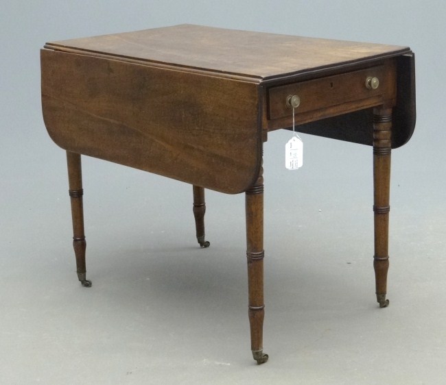 19th c. Georgian bamboo turned legs