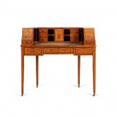 19TH C. GEORGIAN SATINWOOD CAR