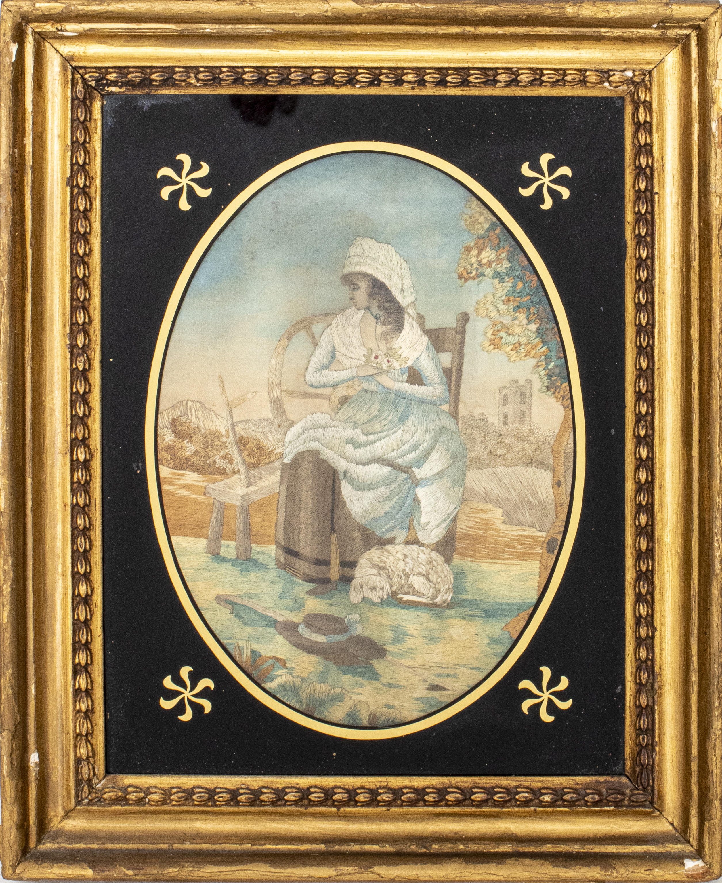 19TH C. GEORGIAN SILK &