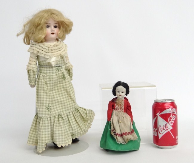 19th c. German doll (15'' Ht.)