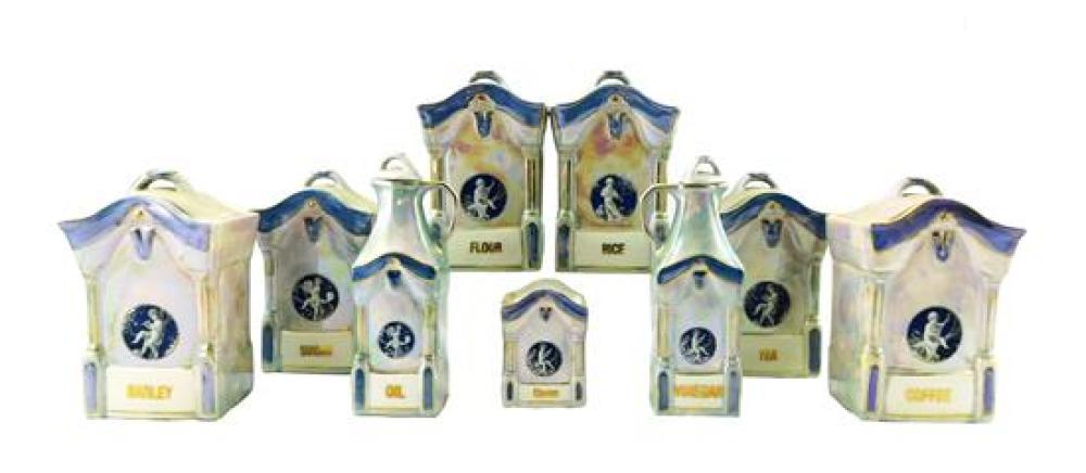 19TH C. GERMAN LUSTERWARE