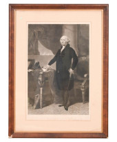 19TH C GILBERT STUART ENGRAVIN
