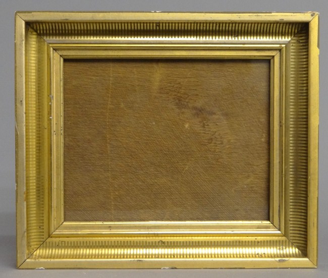 19th c. gilt frame. Takes a 8'' x