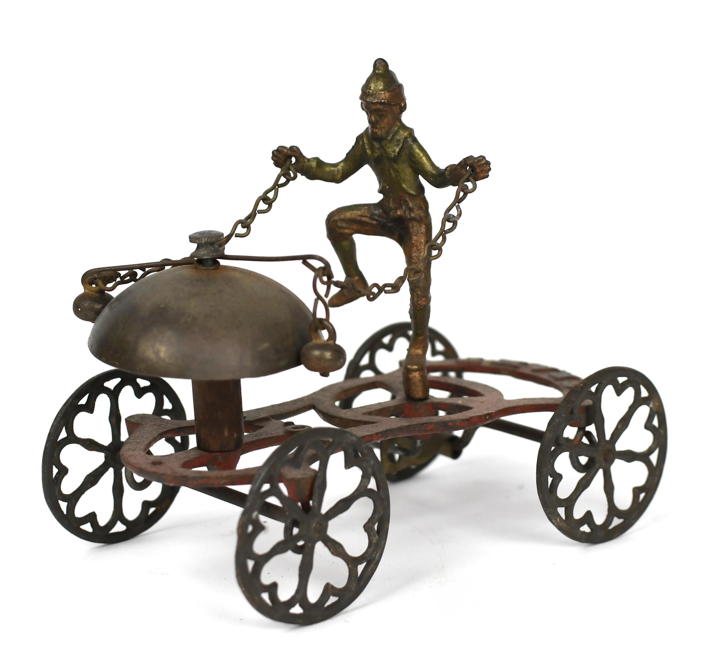 19TH C. GONG BELL MFG. C/I TOY,