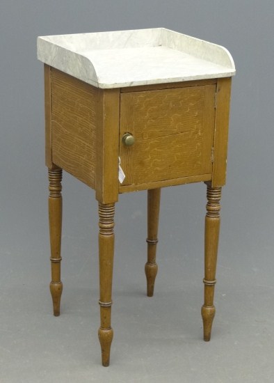 19th c. grain painted and faux
