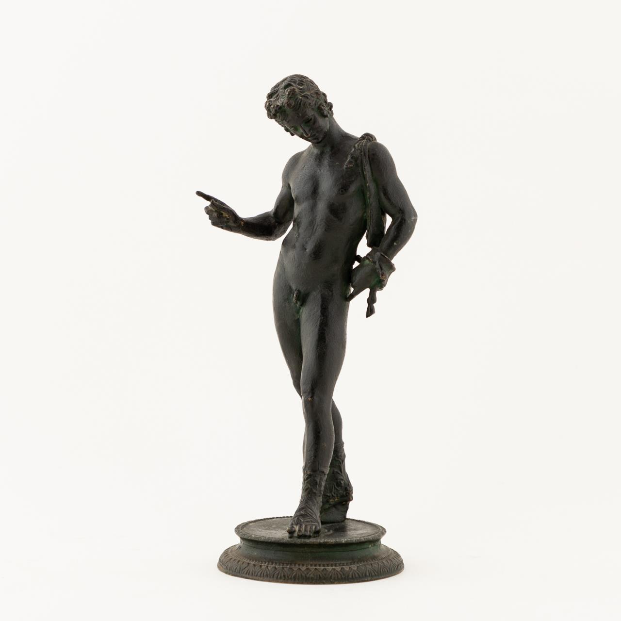 19TH C. GRAND TOUR BRONZE FIGURE OF