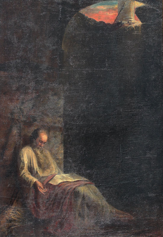 19th C. GREEK PAINTING ST. PAUL