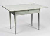 19TH C. GREEN PAINTED TAVERN T