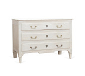 19TH C. GUSTAVIAN GRAY PAINTED