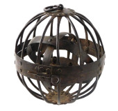 19TH C. GYROSCOPIC TRIPLE GIMB