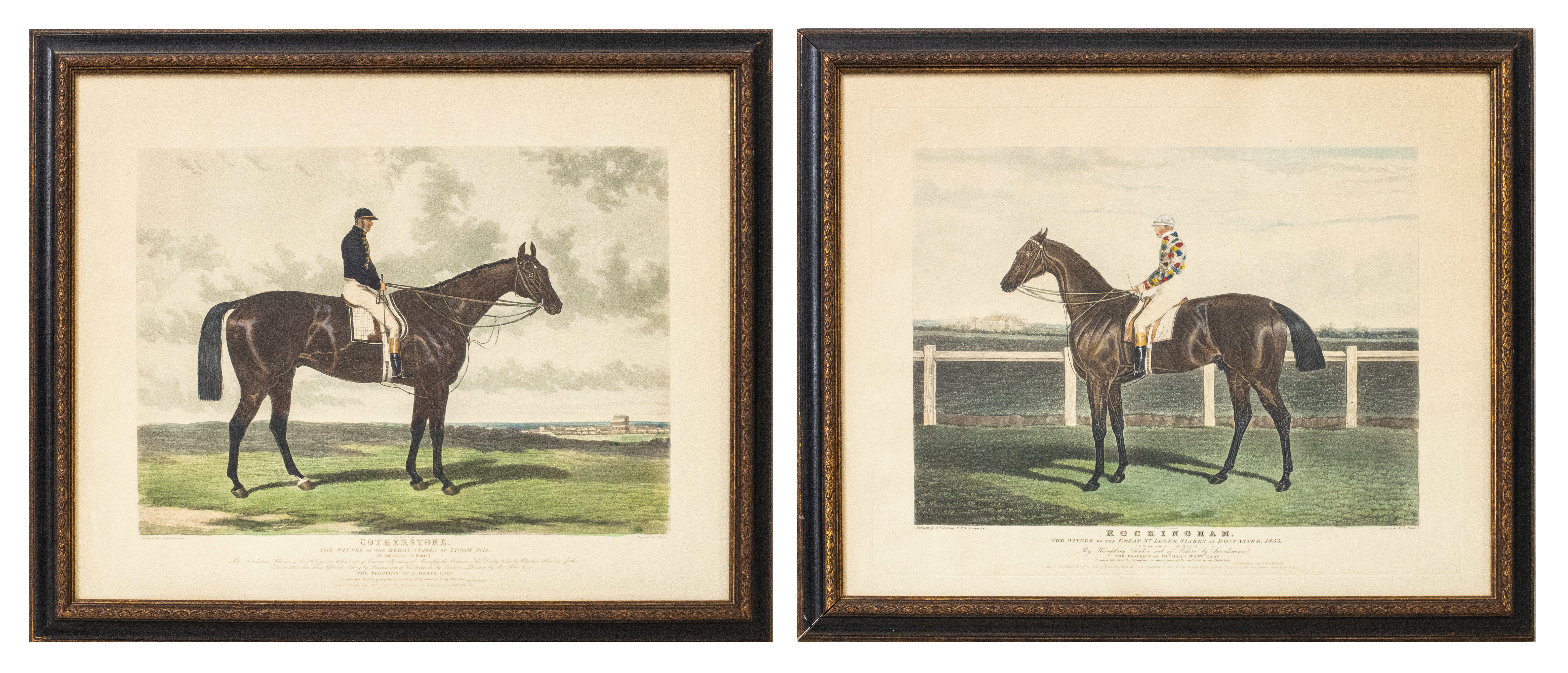 19TH C. HAND-COLORED HORSE