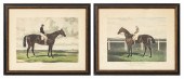 19TH C. HAND-COLORED HORSE ENG