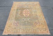 19TH C. HAND KNOTTED AGRA CARP