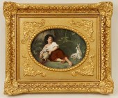 19TH C. HAND PAINTED BERLIN PO