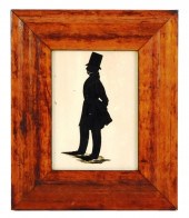 19TH C. HAND PAINTED SILHOUETT