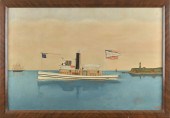 19TH C. HARLEM RIVER TUG BOAT