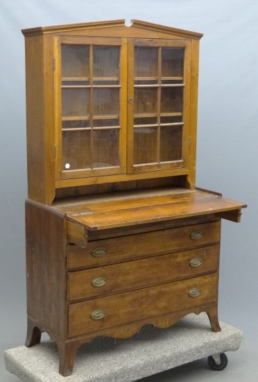 19th c. Hepplewhite 2 part
