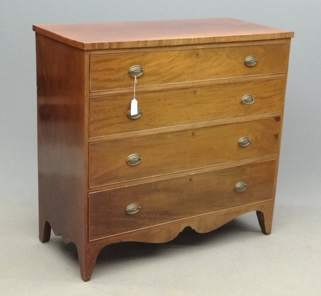 19th c. Hepplewhite mahogany 4