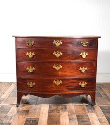 19th C. Hepplewhite mahogany bow