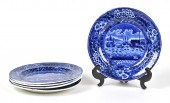 19TH C. HISTORICAL BLUE PLATES