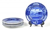 19TH C. HISTORICAL BLUE PLATES