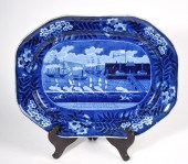 19TH C. HISTORICAL BLUE PLATTE