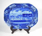 19TH C. HISTORICAL BLUE PLATTE