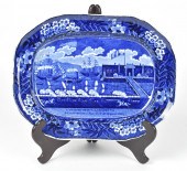 19TH C. HISTORICAL BLUE PLATTE