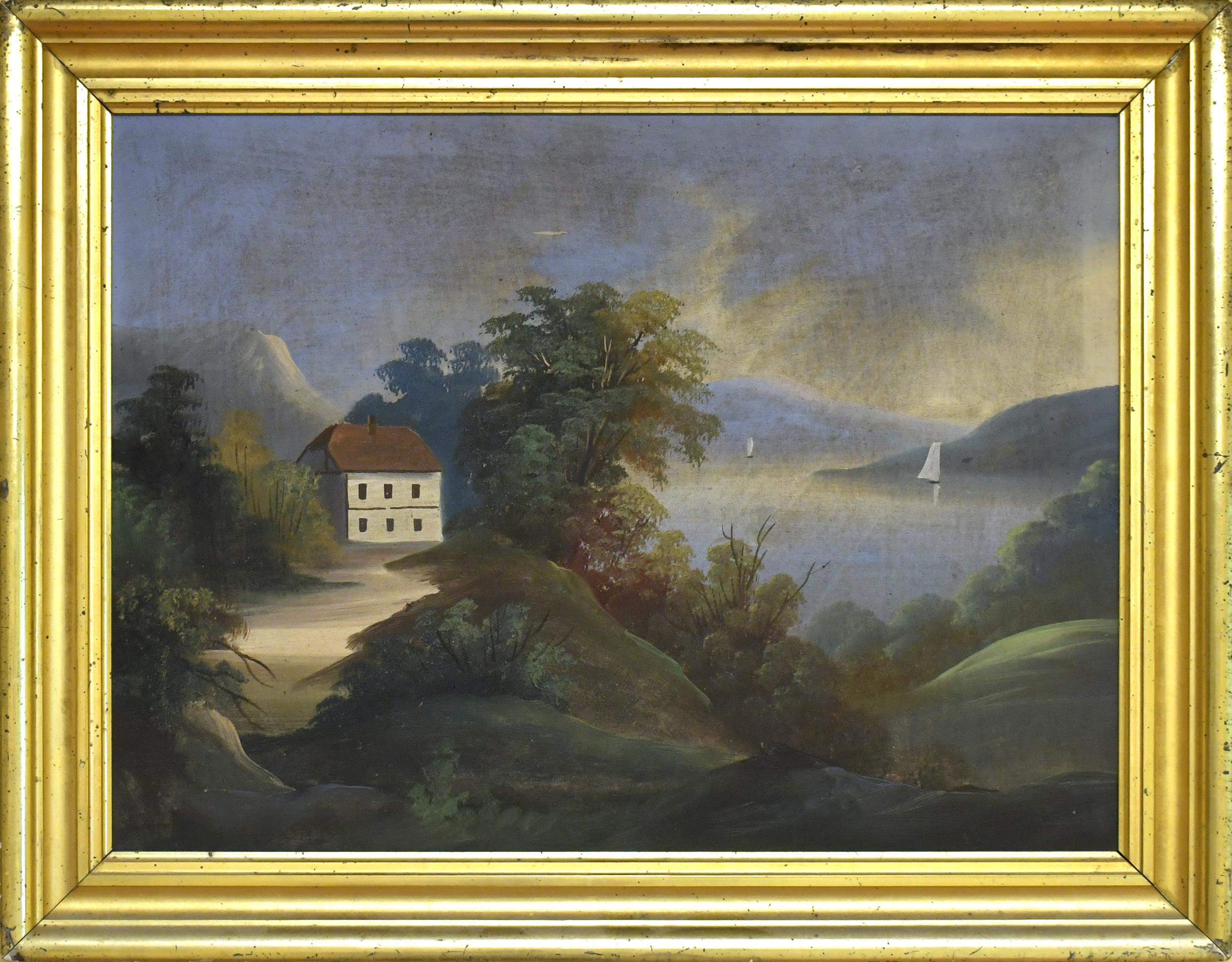19TH C. HUDSON RIVER SCHOOL OIL