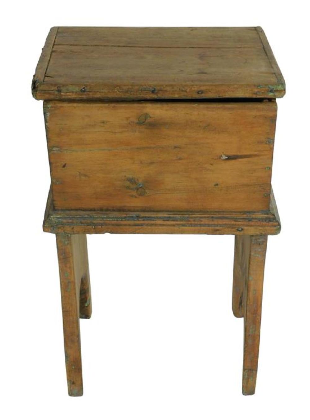 19TH C. HUDSON VALLEY DOUGH BOX,