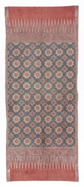 19TH C. INDIAN BLOCK PRINTED A