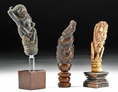 19TH C. INDONESIAN BONE & WOOD