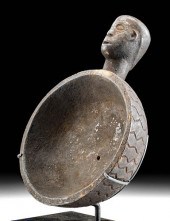 19TH C. INDONESIAN WOOD BOWL W