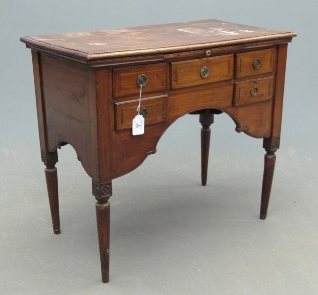 19th c. inlaid Continental five