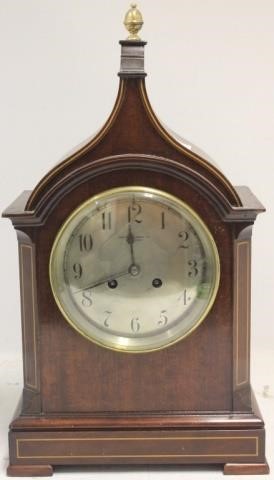 19TH C INLAID MAHOGANY BRACKET