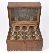 19TH C. INLAID MAHOGANY ENGLIS