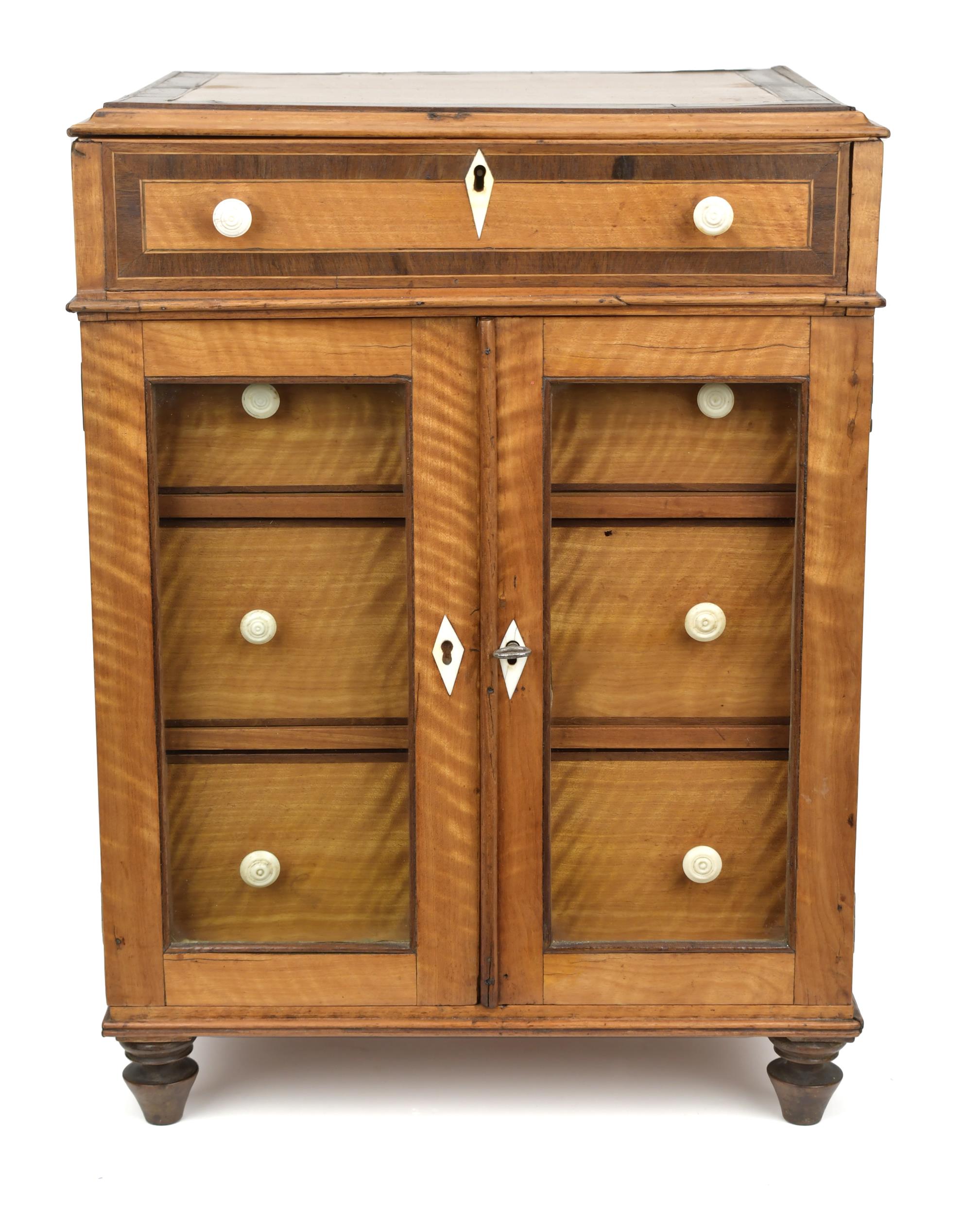 19TH C. INLAID SATINWOOD TABLETOP