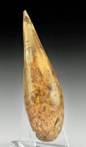 19TH C. INUIT WALRUS IVORY PIN