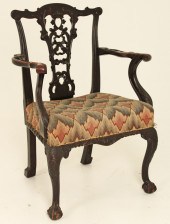 19TH C. IRISH CHIPPENDALE STYL