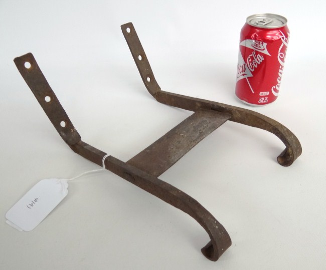 19th c. iron bootscraper. 12''
