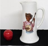 19TH C. IRONSTONE PITCHER W/BL