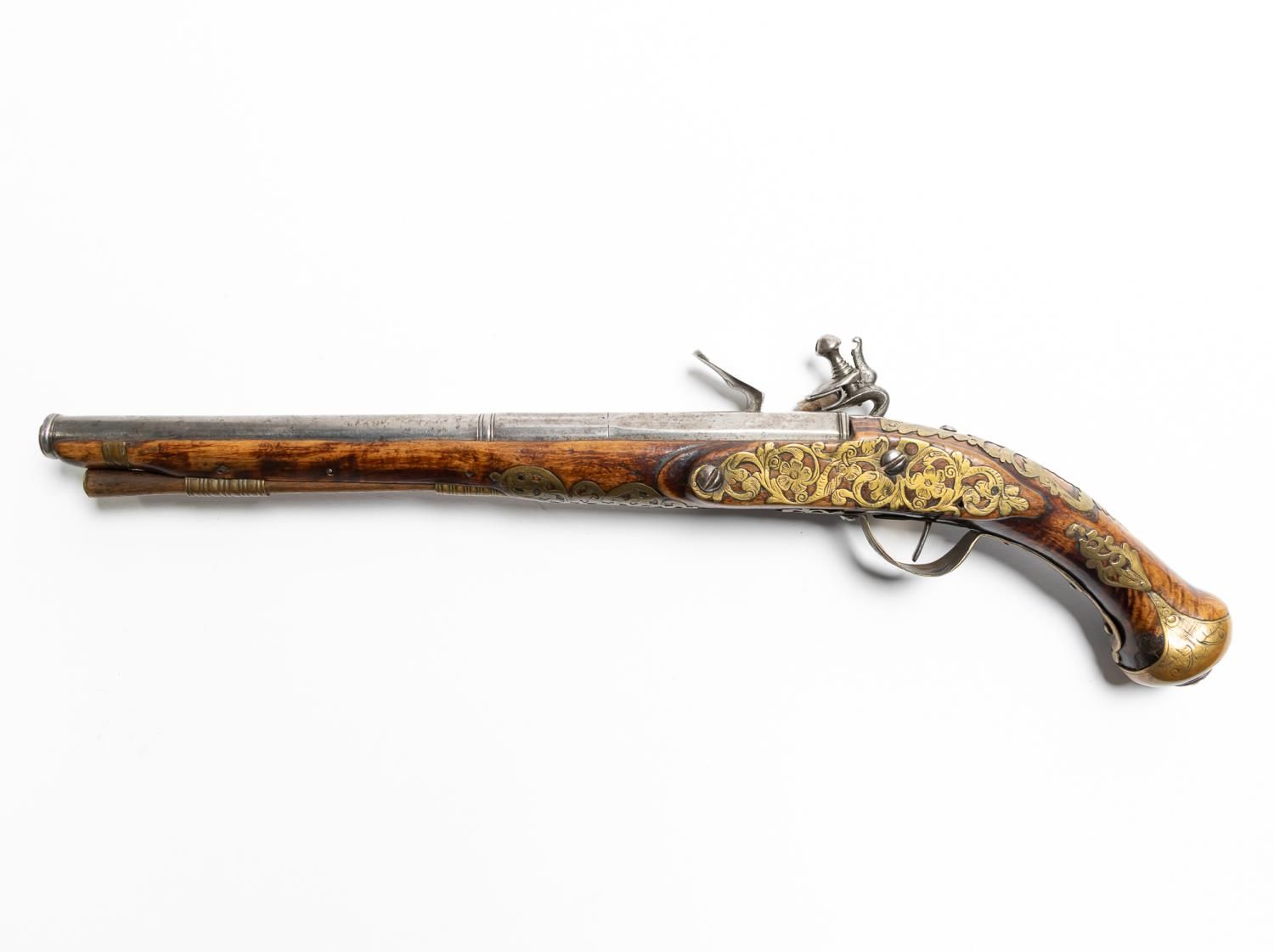 19TH C. ITALIAN DOUBLE BARREL, OVER