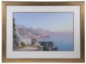 19TH C. ITALIAN GOUACHE LANDSC